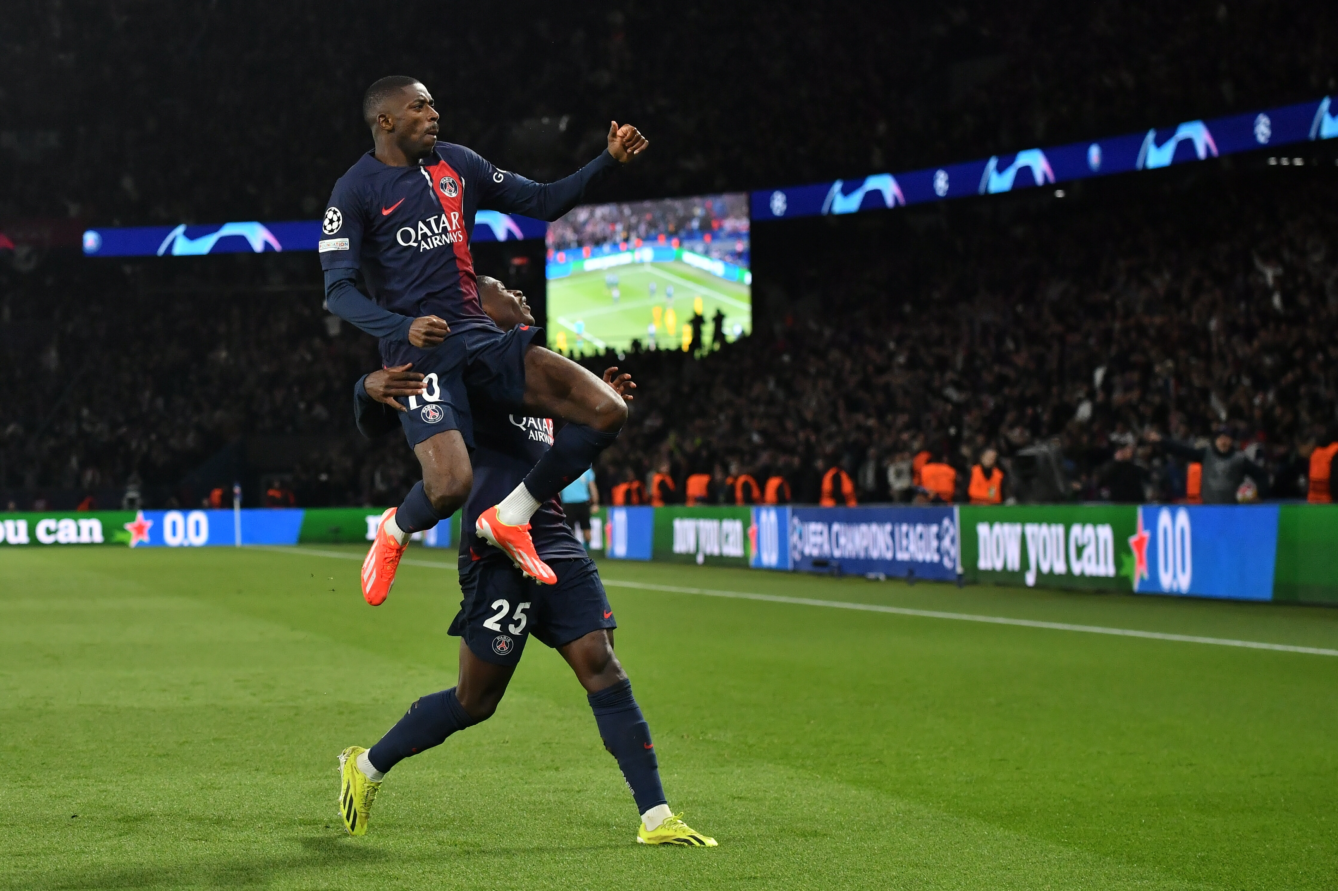 2018年8月-9月以來，登貝萊首次各項賽事連續3場比賽取得進球